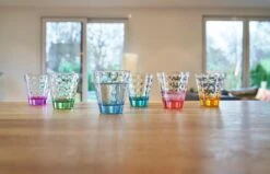 Leonardo OPTIC Trinkglas Klein 215 Ml Violetter Boden 6er Set -Leonardo 264cd451 af4f 4754 b408 82db7f168c6c