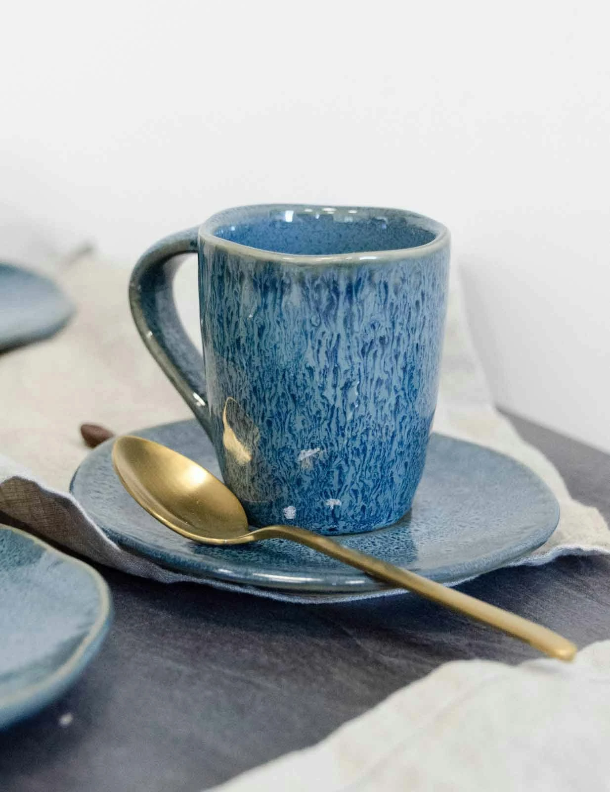Leonardo MATERA Espresso Set Blau 8-teilig 9 Leonardo MATERA Espresso Set Blau 8-teilig – Bild 7