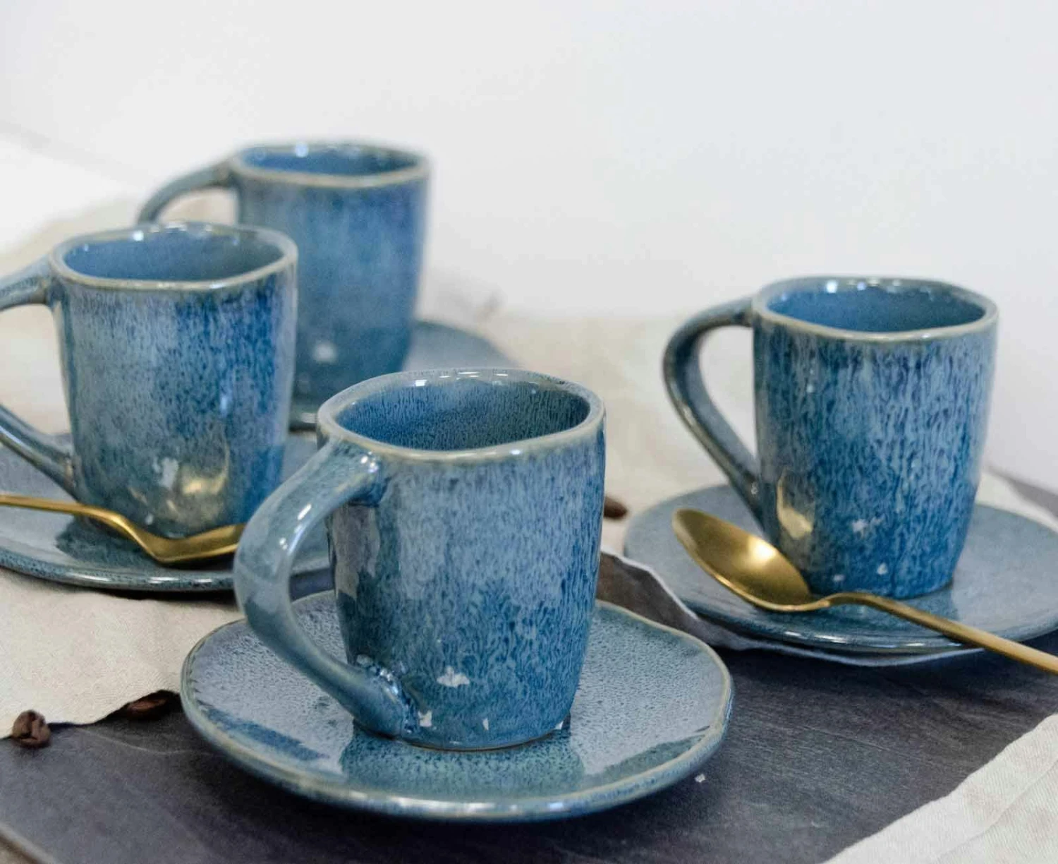 Leonardo MATERA Espresso Set Blau 8-teilig 8 Leonardo MATERA Espresso Set Blau 8-teilig – Bild 6