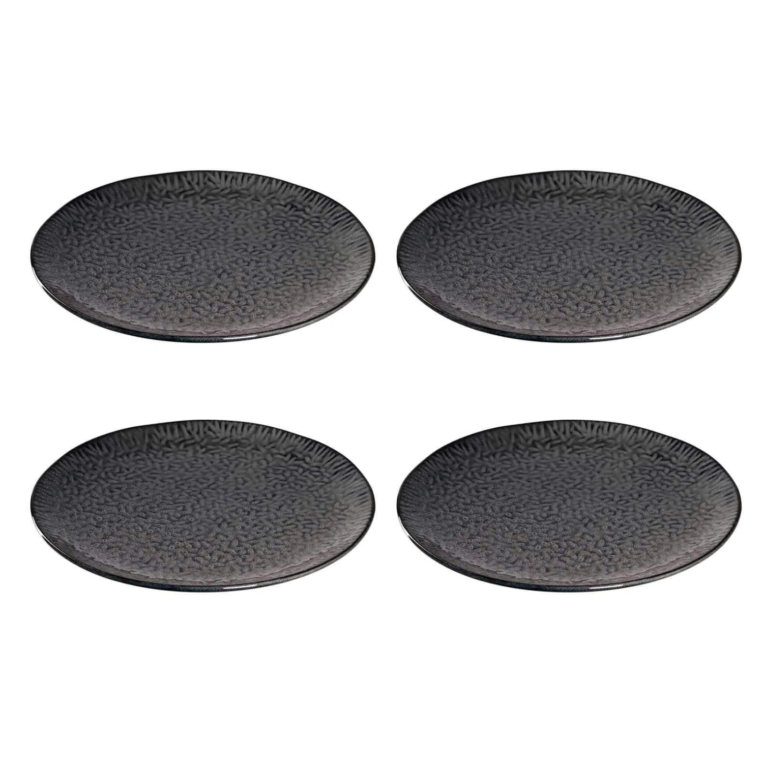 Leonardo MATERA Keramikteller Pizzateller 32 Cm Anthrazit 4er Set 3 Leonardo MATERA Keramikteller Pizzateller 32 Cm Anthrazit 4er Set