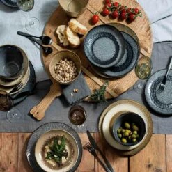Leonardo MATERA Geschirr Set Anthrazit Beige 6-teilig 14 Leonardo MATERA Geschirr Set Anthrazit Beige 6-teilig -Leonardo 7fa63595 a1e4 4a3f 8ff2 08524d358824