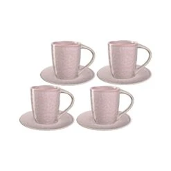 Leonardo MATERA Espresso Set Rosa 8-teilig - A