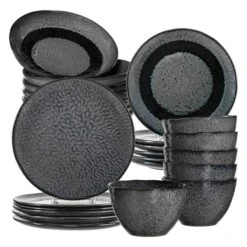 Leonardo MATERA Geschirr Tafelservice Anthrazit 10-teilig -Leonardo 98a9fd27 f0d7 4984 900a 2dfcad041975 3