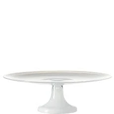 Leonardo Platte Auf Fuß 31 Cm / ALABASTRO Weiß, Stück: 1