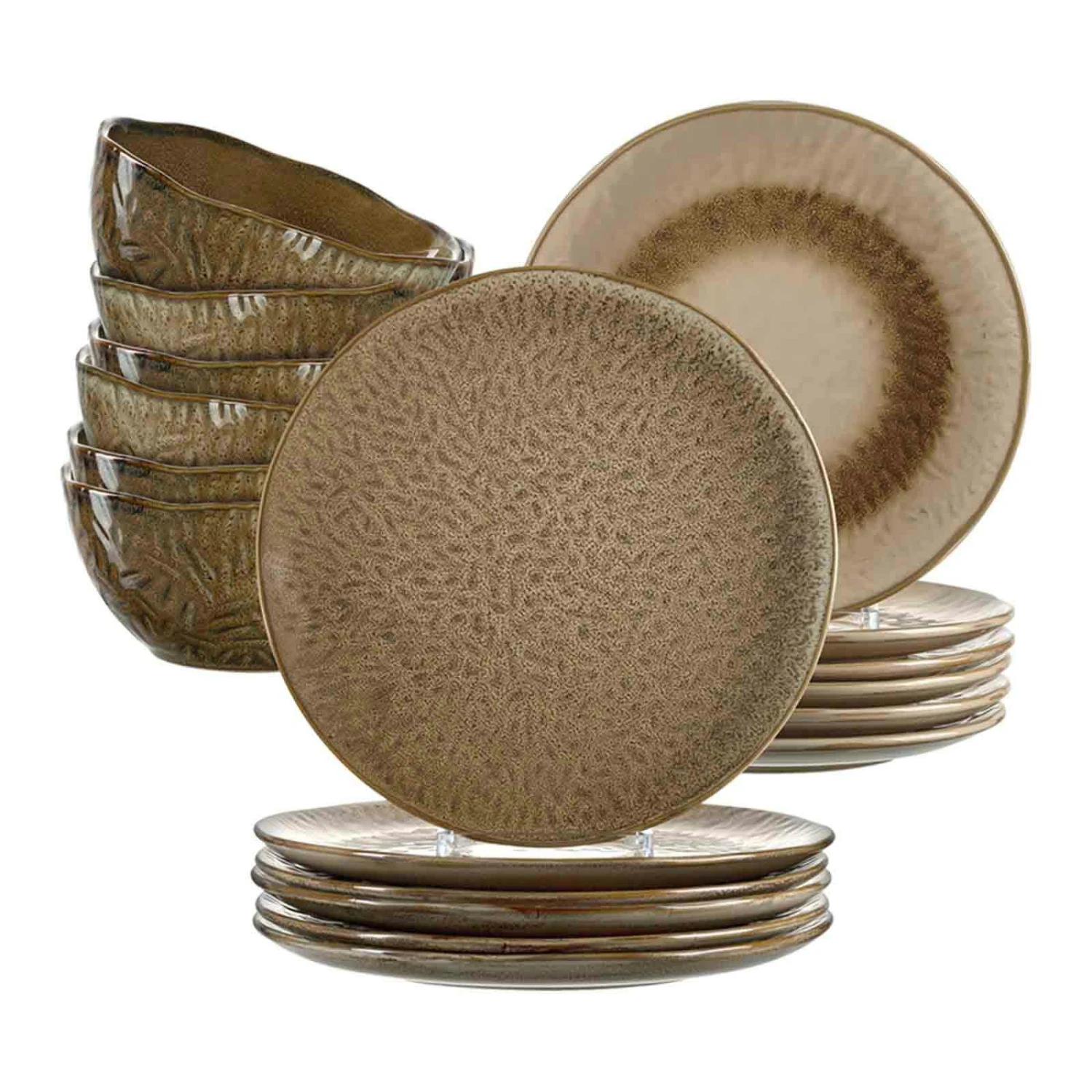 Leonardo MATERA Geschirr Tafelservice Beige 10-teilig 6 Leonardo MATERA Geschirr Tafelservice Beige 10-teilig – Bild 4