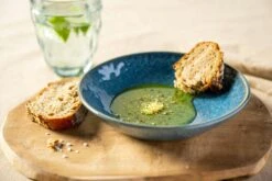 Leonardo MATERA Keramikteller 16,3 Cm Anthrazit / Blau 4er Set - A -Leonardo d09c54a8 6395 4131 b83c 3c1d732e1c39