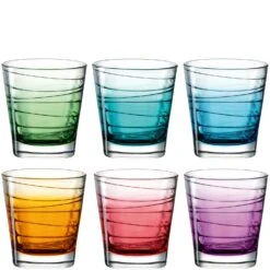 Leonardo Trinkglas VARIO STRUTTURA 6 Stück Sortiert 250 Ml Farbverlauf