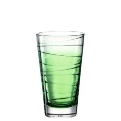 Leonardo Longdrinkglas 200 Ml Vario [6 Stück] Grün Rund Ø 7,5 X H 13 Cm