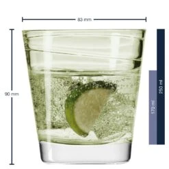 LEONARDO Trinkglas VARIO 6 Stück Sortiert 250 Ml Farbig -Leonardo ec132d0d 3ece 4161 b3e5 ca57e6d0397b