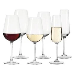 Leonardo 6er Set Wein- Und Sektgläser Tivoli In Transparent
