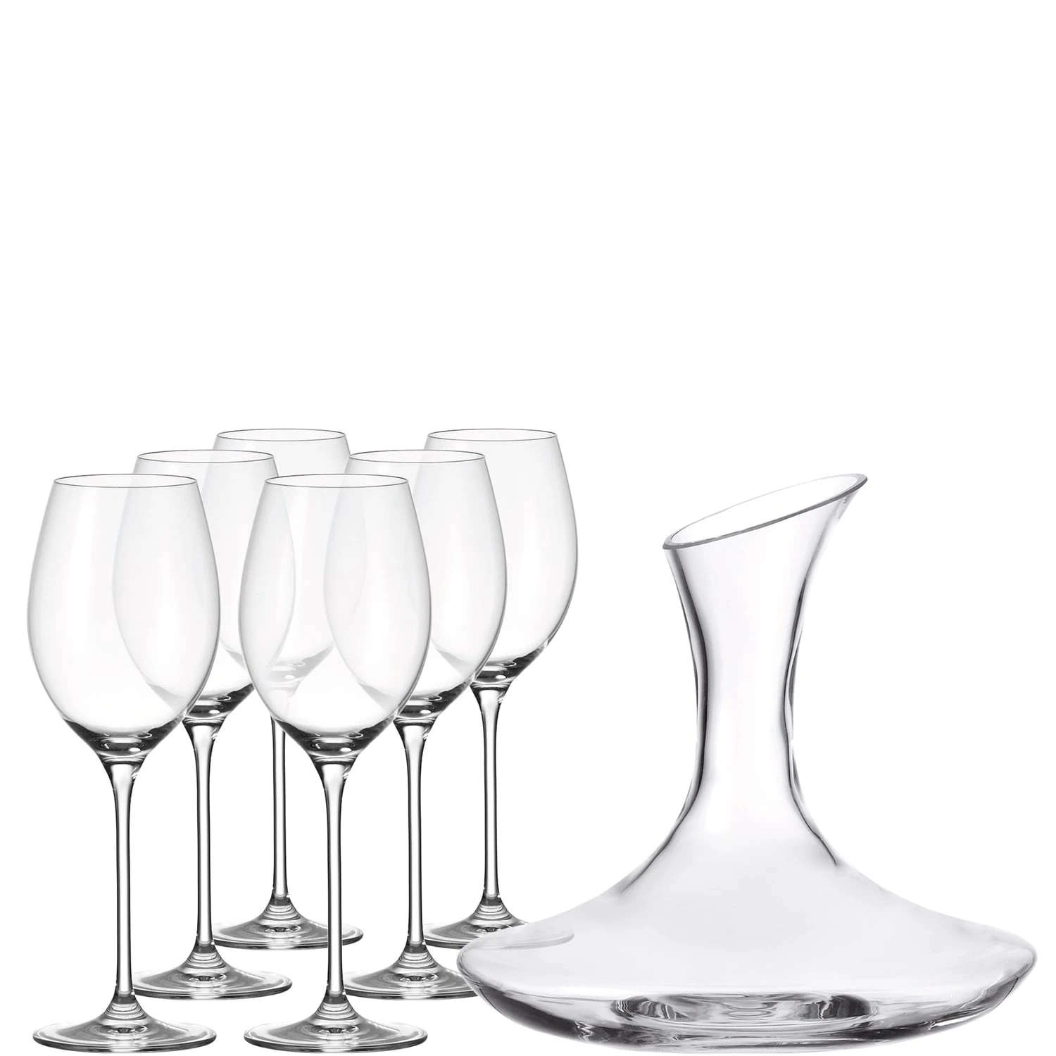 Leonardo Decanter/Rotweingläser CHEERS 7-teilig 3 Leonardo Decanter/Rotweingläser CHEERS 7-teilig