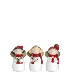 Leonardo Engel NATALE 3 Stück Sortiert 10 Cm