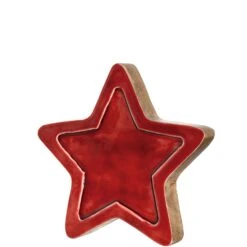 Leonardo Mangoholzstern CALDO 24 Cm Rot