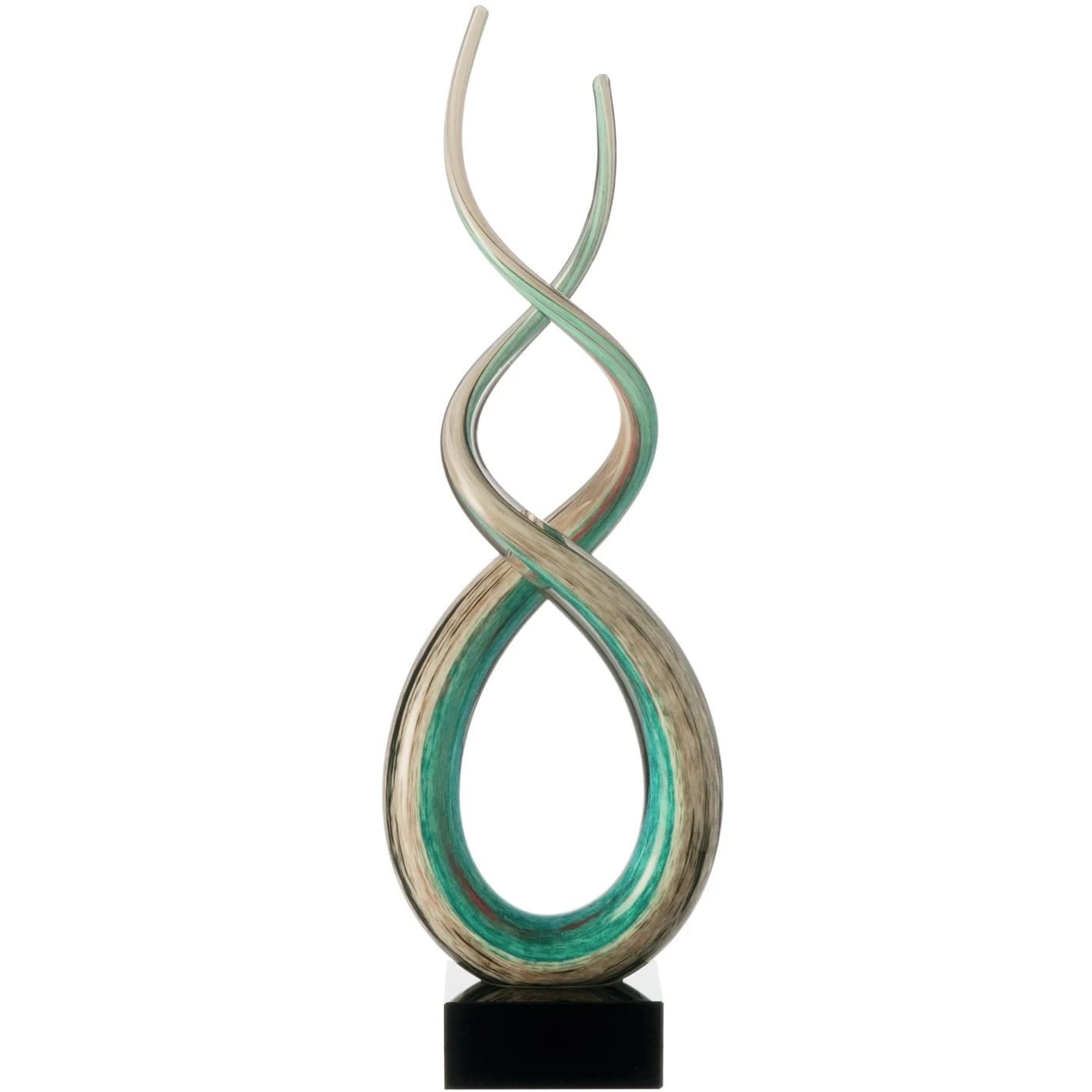 Leonardo Skulptur SCULPTURE 48 Cm Türkis Rotate 3 Leonardo Skulptur SCULPTURE 48 Cm Türkis Rotate