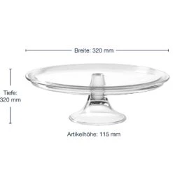 Leonardo Tortenplatte A.F. Mit Haube CIAO 31,5 Cm -Leonardo leonardo tortenplatte a f mit haube ciao 31 5 cm 2