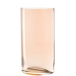 Leonardo Vase CENTRO 34 Cm Orange Halbkreis