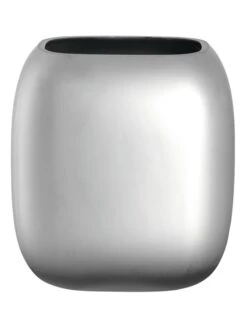 Leonardo Vase "Neve" In Silber - (B)9 X (H)9,3 X (T)9 Cm